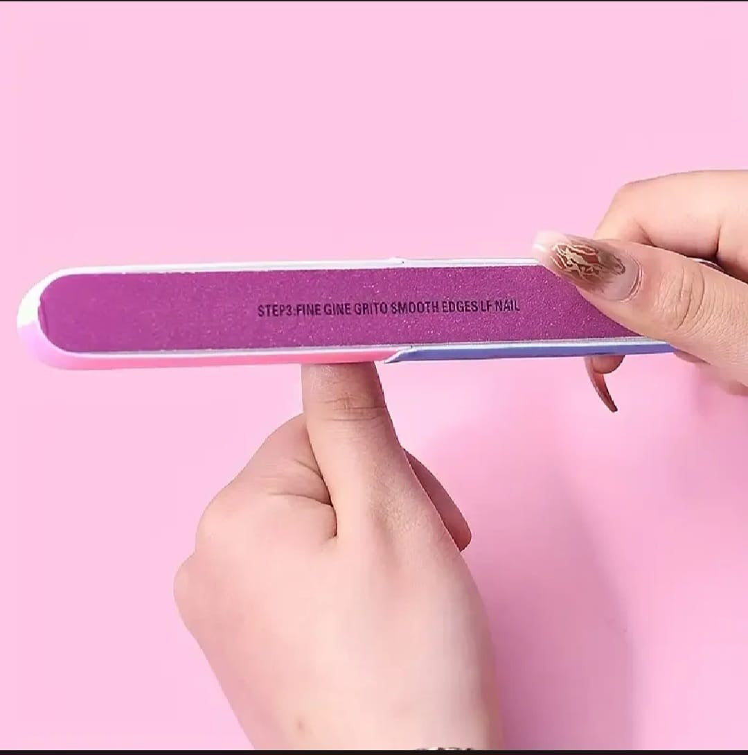 Professional 7 way nail filer & buffet block for manicure & pedicure/ unisex