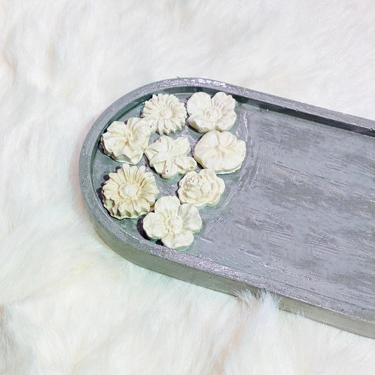Flower Concrete Trinket Tray