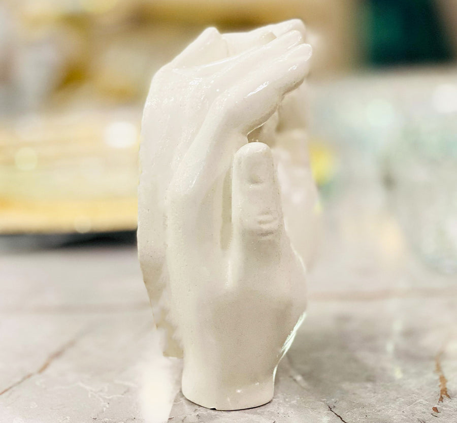 Concrete Decor Prayer Hand