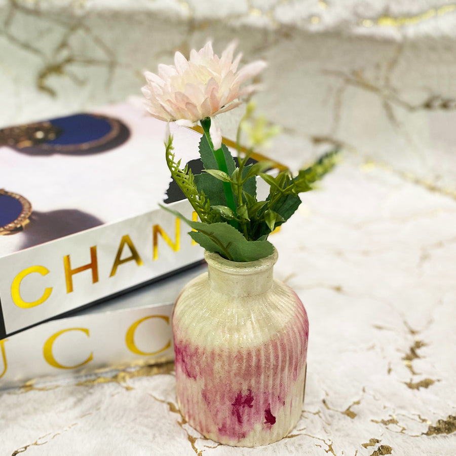 Mini Lining Vase with flower/feather/filler