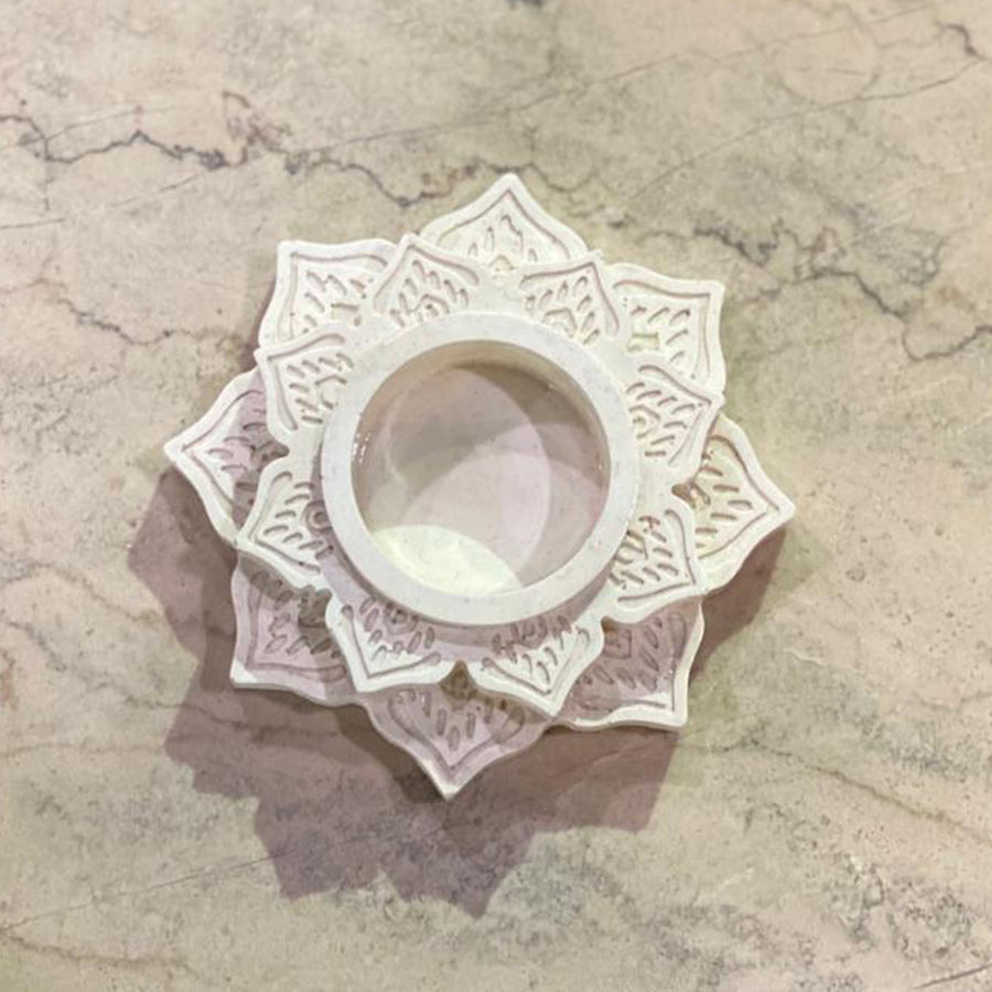 Leaf Pattern candle holder