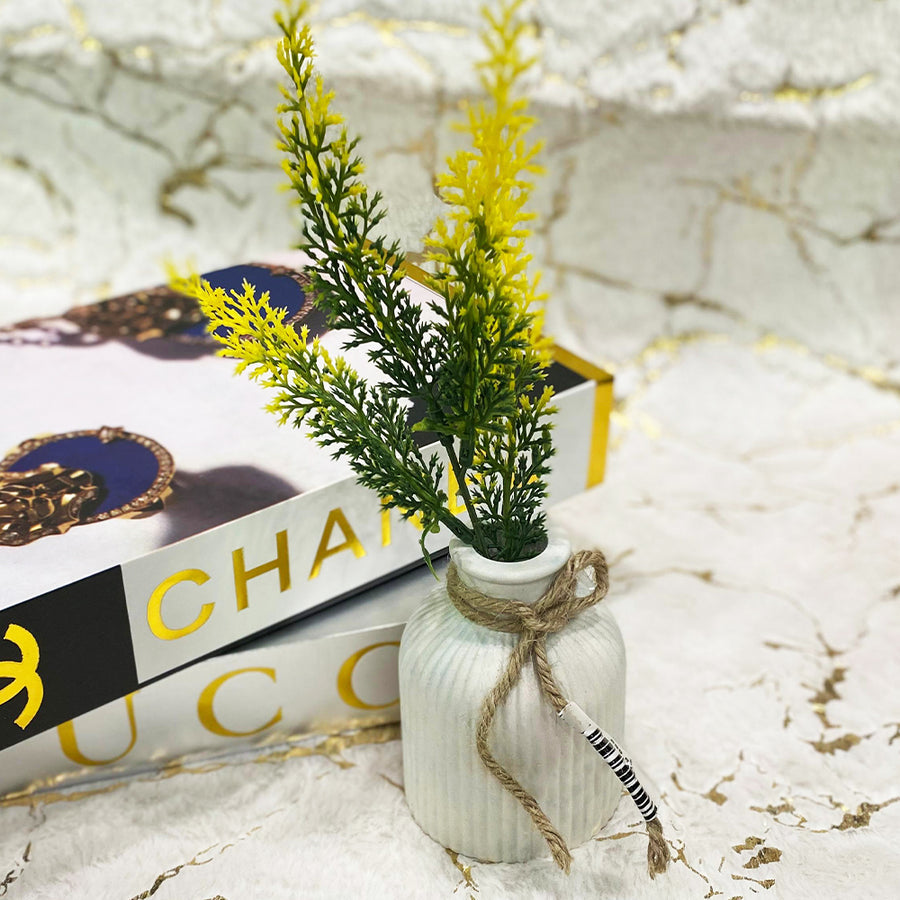 Mini Lining Vase with flower/feather/filler
